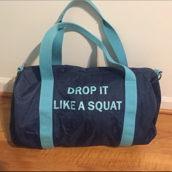 Francesca's Collections Handbags - Drop It Like A Squat Gymbag